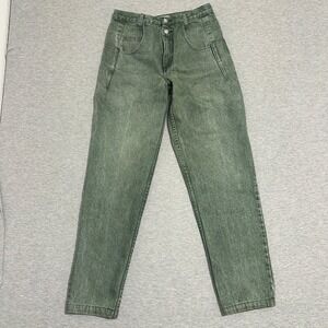 VTG 90s Guess Jeans Georges Marciano Men's Green Straight Leg Denim Size W30 L32
